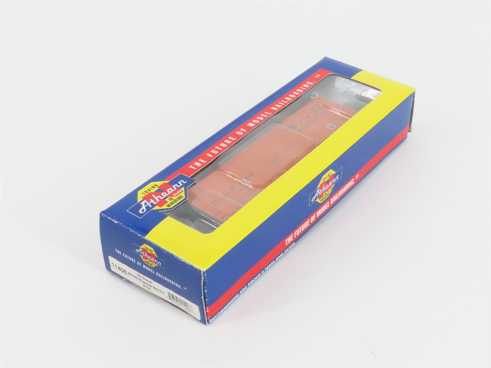 N Scale Athearn 11406 D&RGW Rio Grande 50' FMC Plug Door Box Car #61732