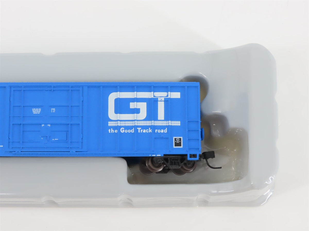 N Scale Athearn 11407 GTW Grand Trunk Western 40&#39; FMC Plug Door Box Car #598016