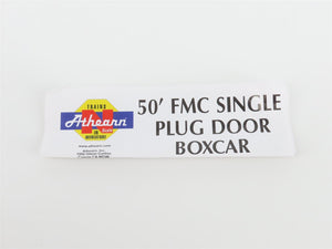 N Scale Athearn 11407 GTW Grand Trunk Western 40' FMC Plug Door Box Car #598016
