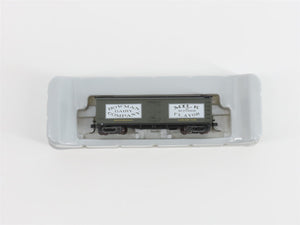 N Scale Athearn 11605 BOWX Bowman Dairy 40' Wood Milk Car #1117