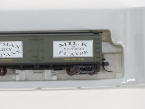 N Scale Athearn 11605 BOWX Bowman Dairy 40' Wood Milk Car #1117