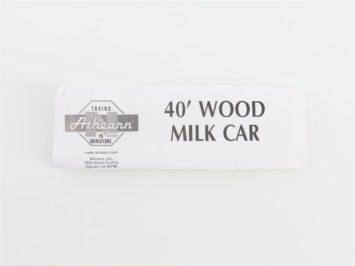 N Scale Athearn 11605 BOWX Bowman Dairy 40&#39; Wood Milk Car #1117