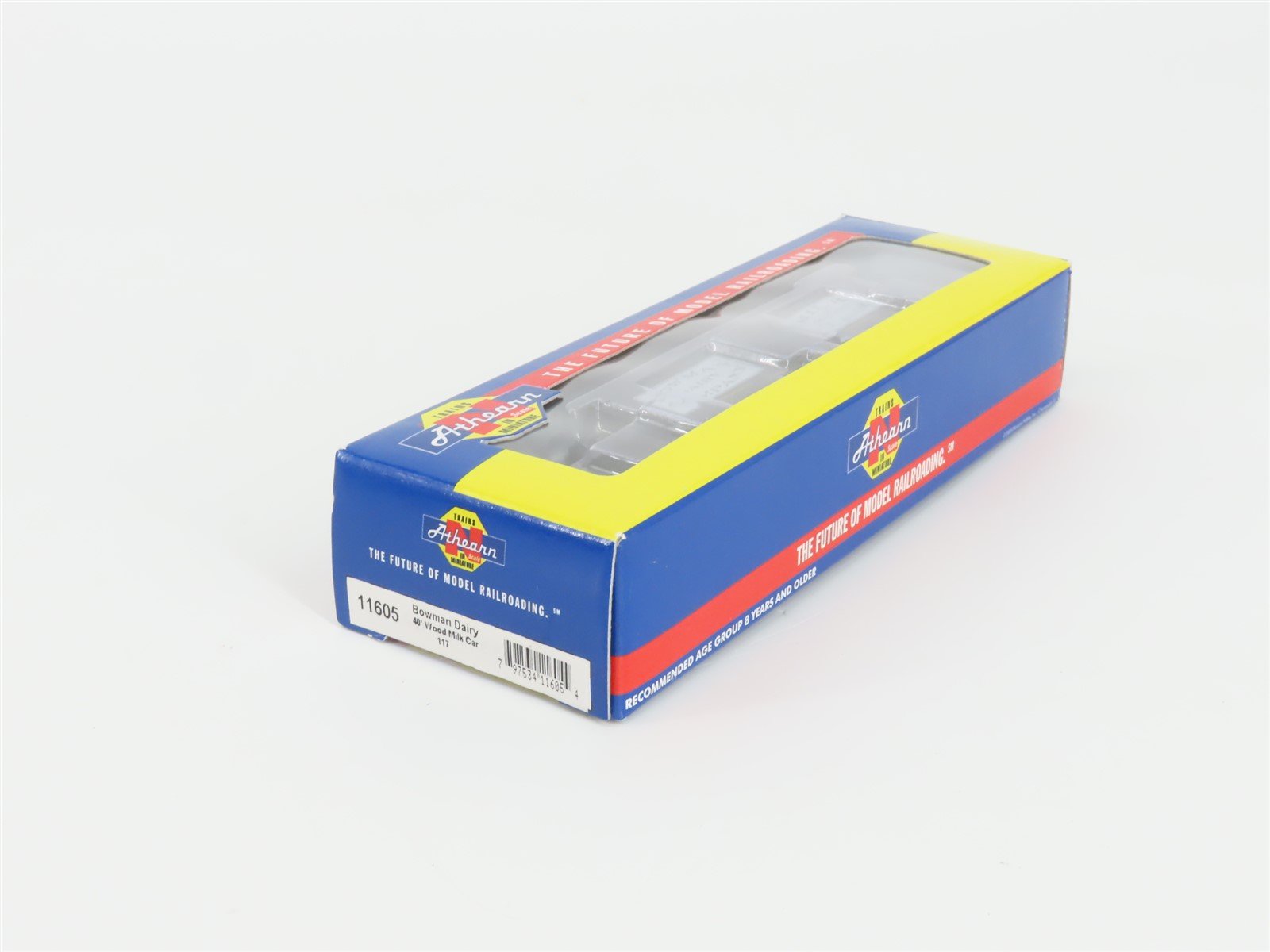 N Scale Athearn 11605 BOWX Bowman Dairy 40' Wood Milk Car #1117