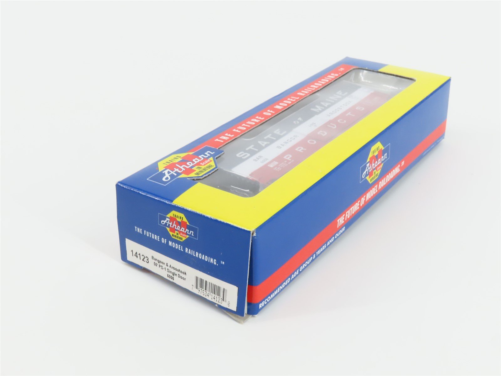 N Scale Athearn 14123 BAR Bangor & Aroostook State of Maine 50' Box Car #6006