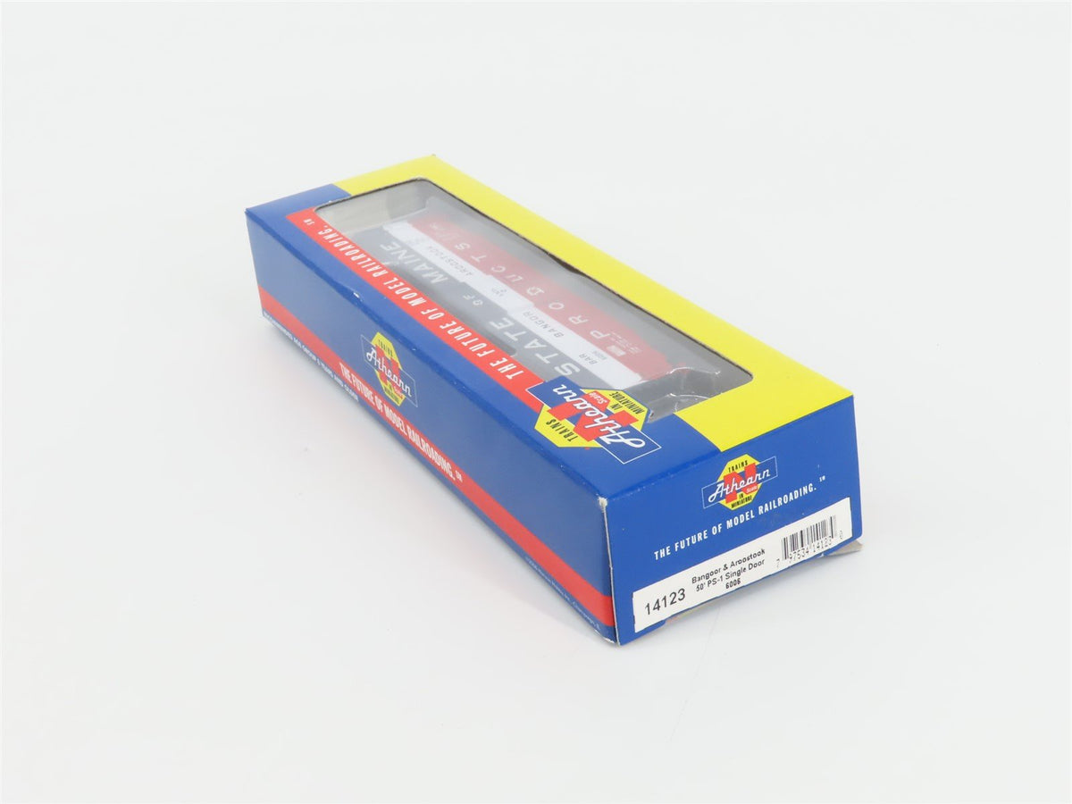 N Scale Athearn 14123 BAR Bangor &amp; Aroostook State of Maine 50&#39; Box Car #6006