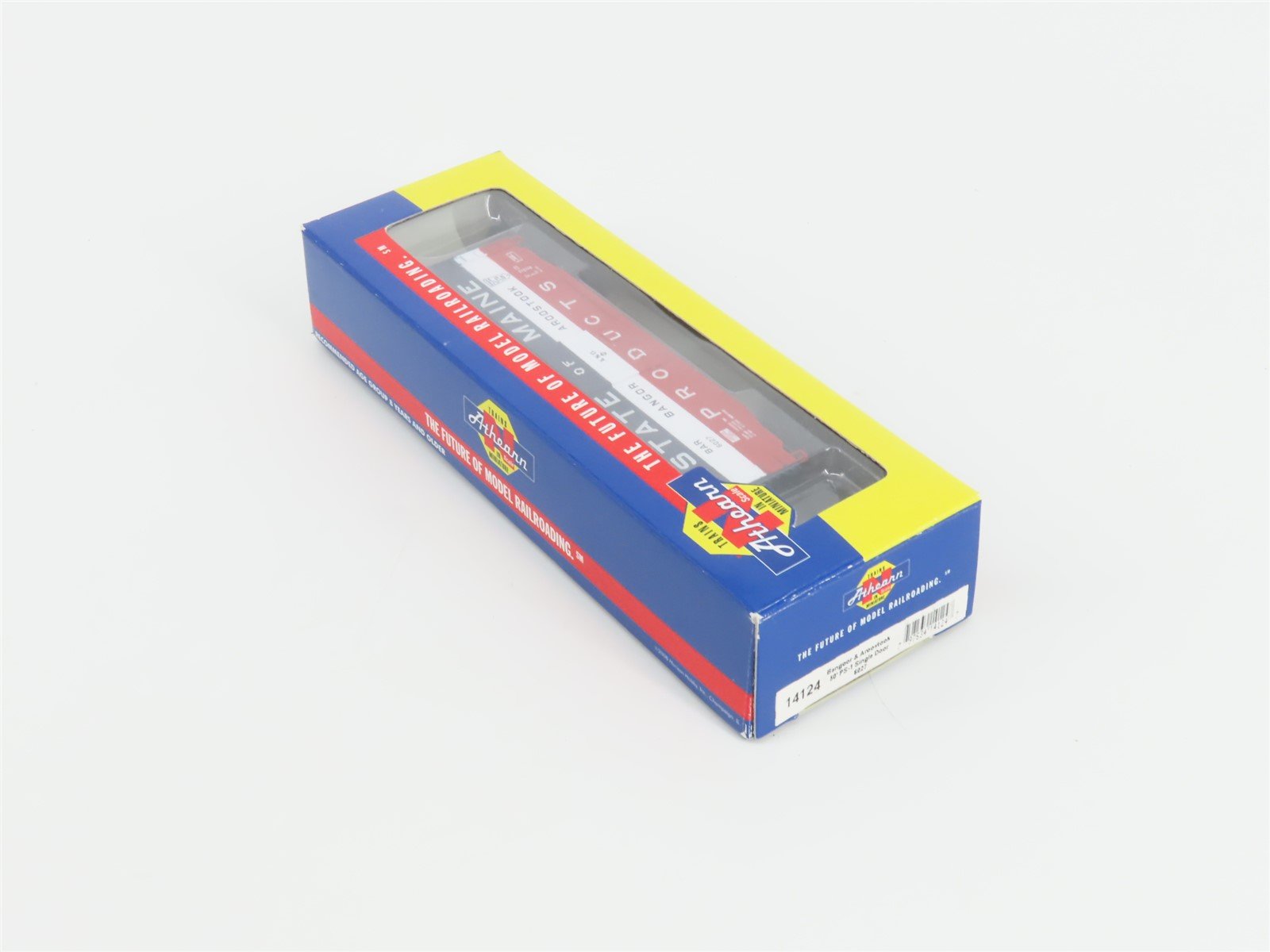 N Scale Athearn 14124 BAR Bangor & Aroostook State of Maine 50' Box Car #6027