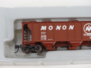 N Scale Athearn 11360 CIL Monon The Hoosier Line 3-Bay Covered Hopper #4408