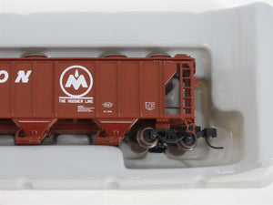 N Scale Athearn 11360 CIL Monon The Hoosier Line 3-Bay Covered Hopper #4408