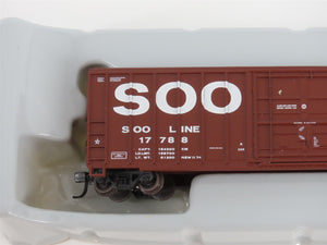 N Scale Athearn 11412 SOO Line 50' FMC Plug Door Box Car #17788