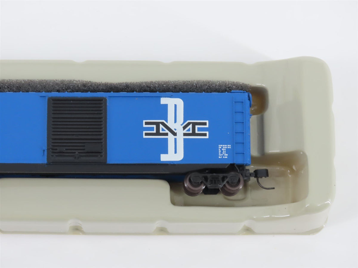 N Scale Athearn 14125 BM Boston &amp; Maine 50&#39; Single Door Box Car #77017