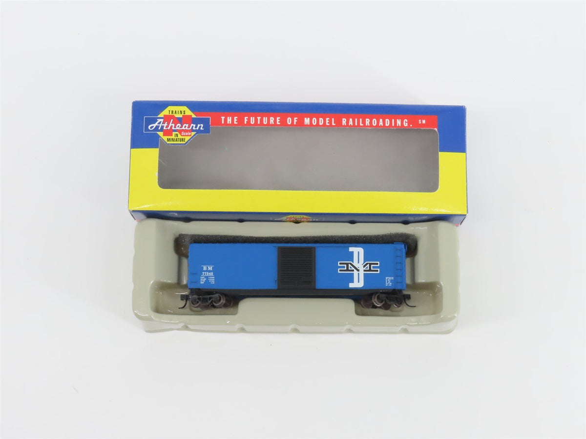 N Scale Athearn 14126 BM Boston &amp; Maine 50&#39; Single Door #77345