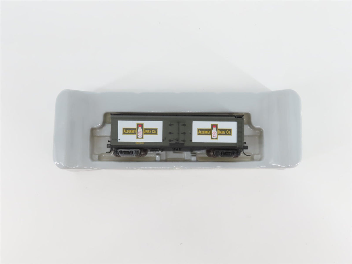 N Scale Athearn 11601 NMCX Alderney Dairy 40&#39; Wood Milk Car #101
