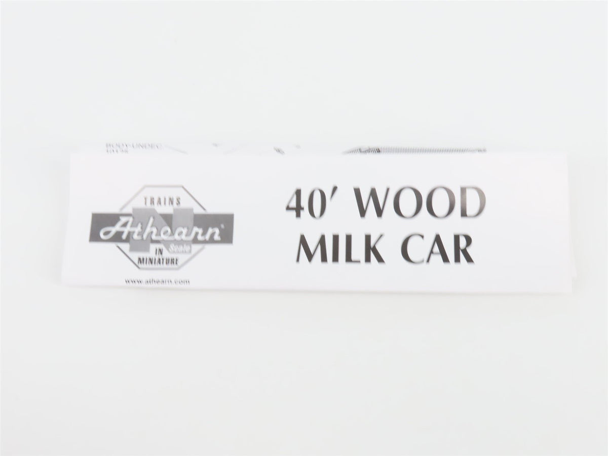 N Scale Athearn 11601 NMCX Alderney Dairy 40&#39; Wood Milk Car #101