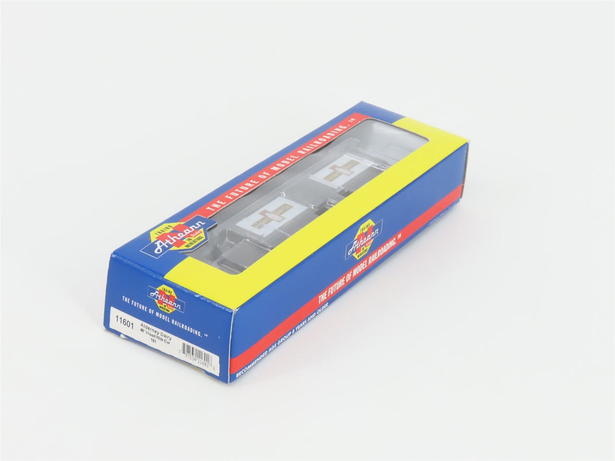 N Scale Athearn 11601 NMCX Alderney Dairy 40&#39; Wood Milk Car #101