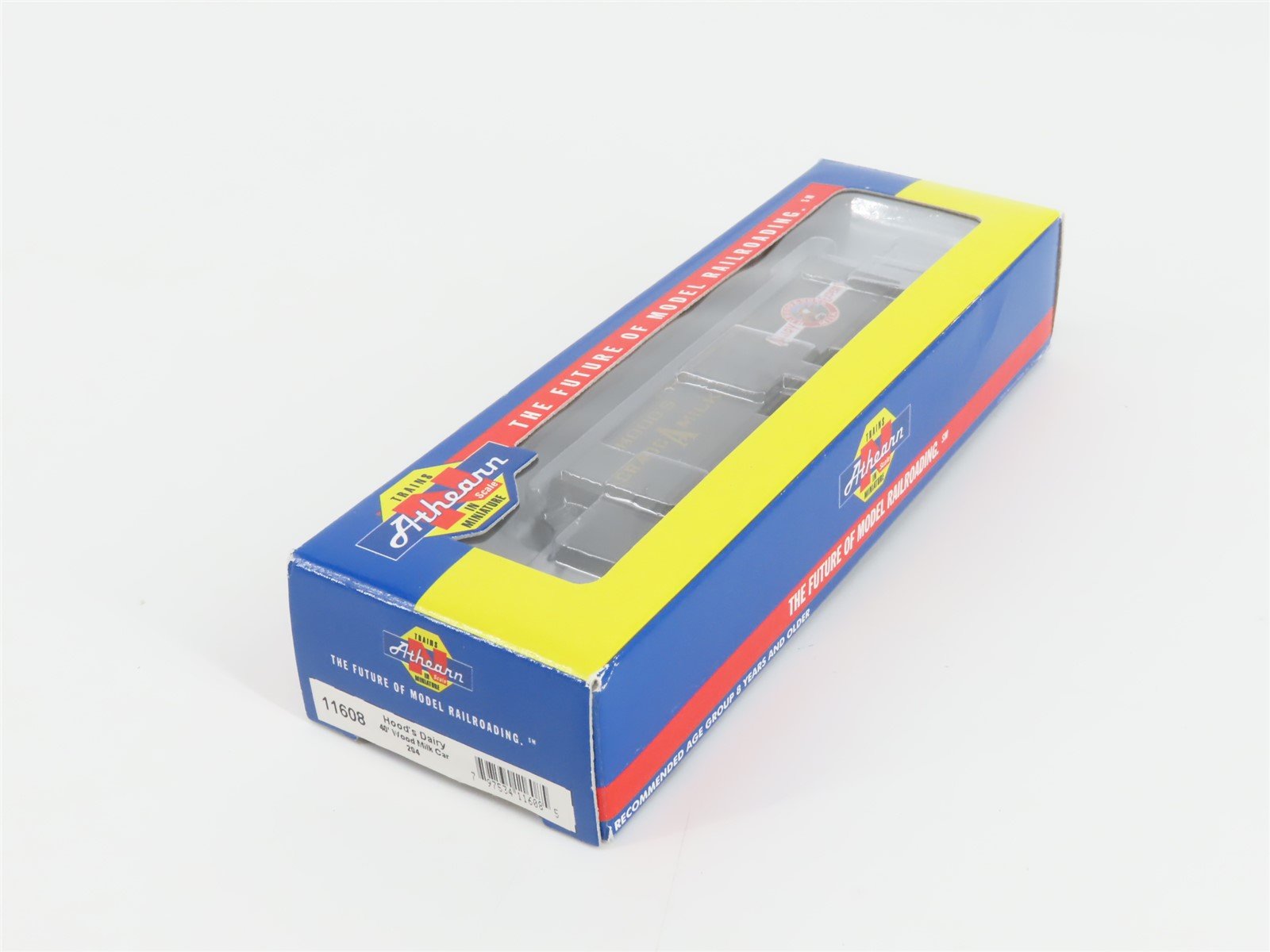 N Scale Athearn 11608 HPHX Hood's Dairy 40' Wood Milk Car #204