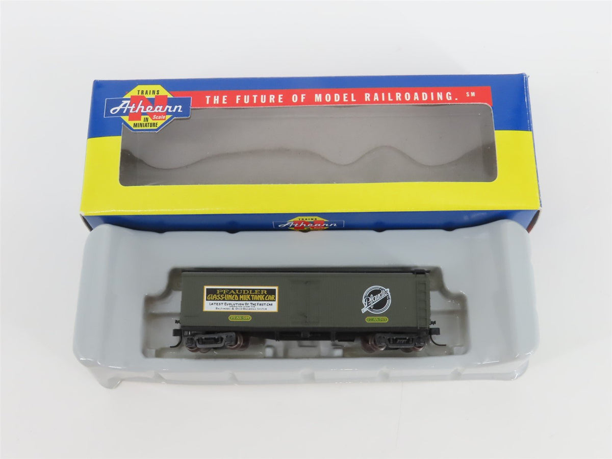 N Scale Athearn 11609 PFAX Pfaudler 40&#39; Wood Milk Car #501