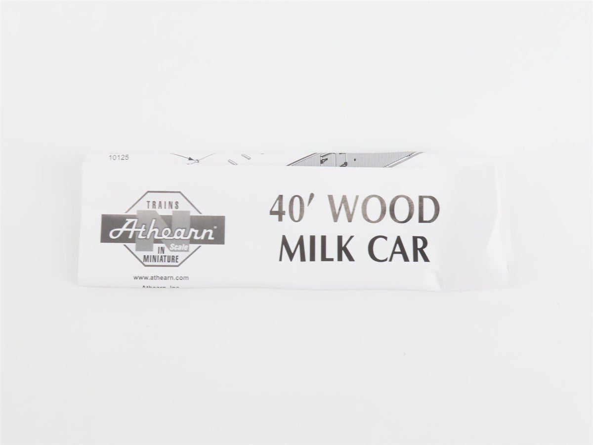 N Scale Athearn 11603 BFPX Borden&#39;s Dairy 40&#39; Wood Milk Car #505