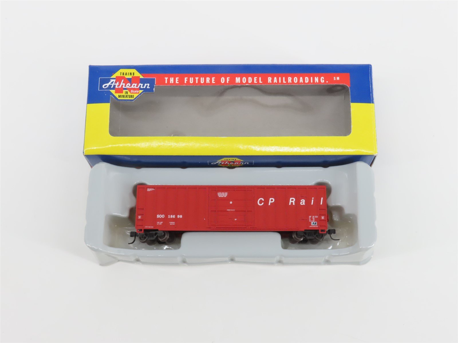 N Scale Athearn 11404 SOO CP Rail 50' FMC Plug Door Box Car #18698