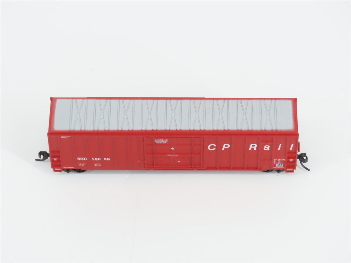 N Scale Athearn 11404 SOO CP Rail 50&#39; FMC Plug Door Box Car #18698
