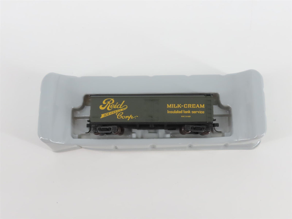 N Scale Athearn 11611 RICX Reid Ice Cream 40&#39; Wood Milk Car #103