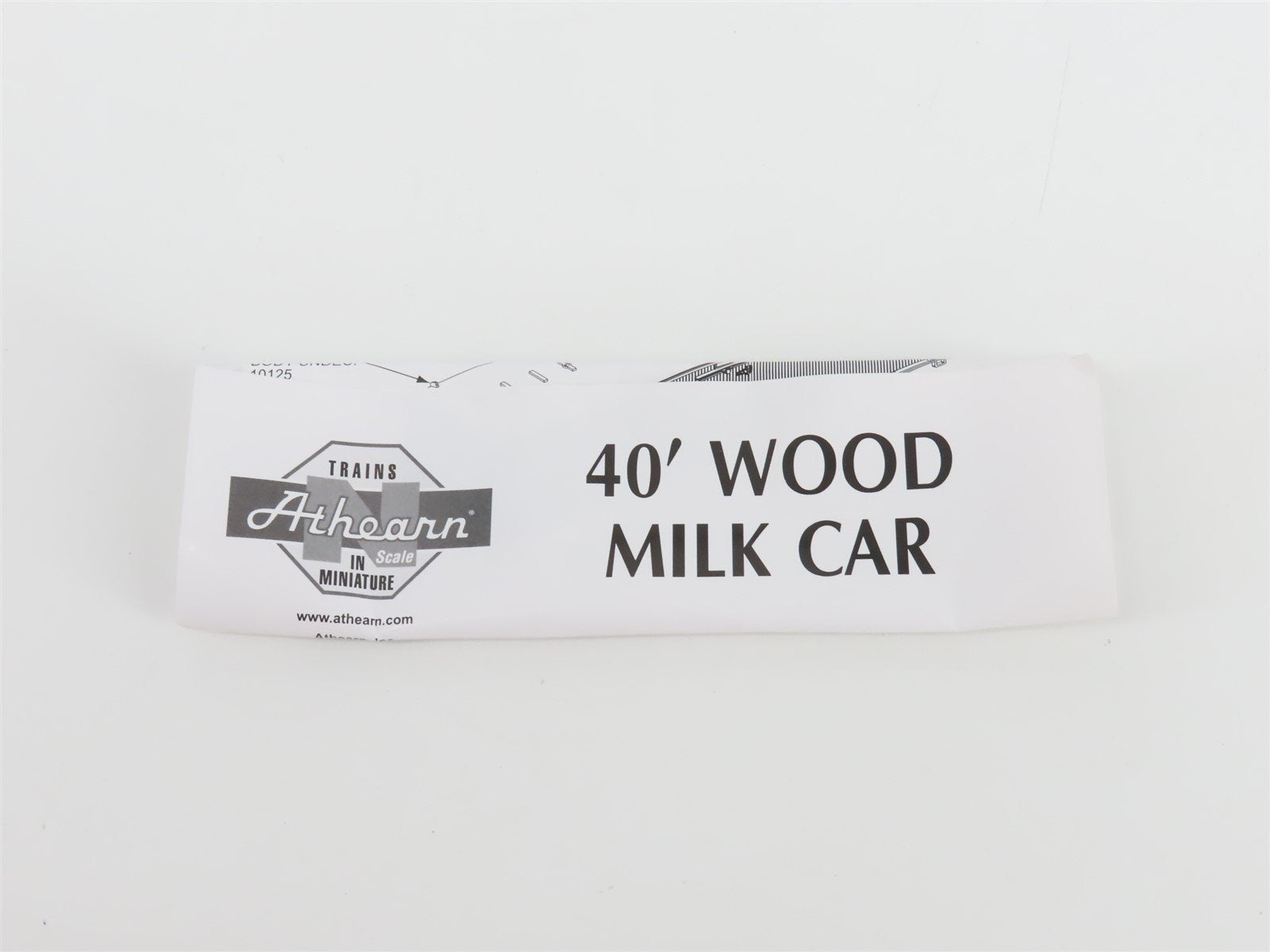 N Scale Athearn 11611 RICX Reid Ice Cream 40' Wood Milk Car #103