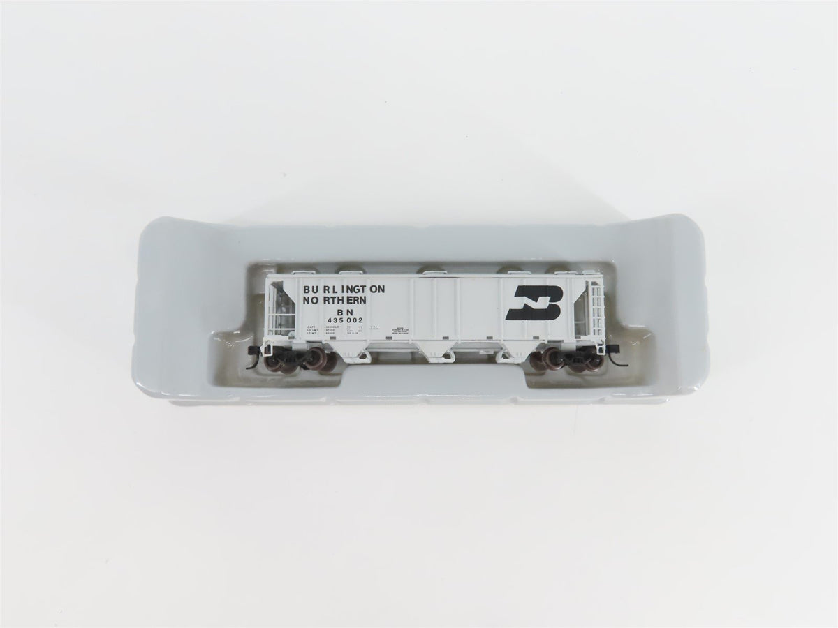 N Scale Athearn 11354 BN Burlington Northern 3-Bay Covered Hopper #435002
