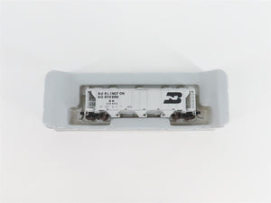 N Scale Athearn 11354 BN Burlington Northern 3-Bay Covered Hopper #435002