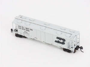 N Scale Athearn 11354 BN Burlington Northern 3-Bay Covered Hopper #435002