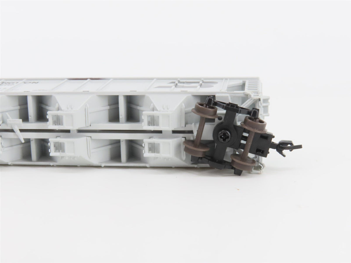 N Scale Athearn 11354 BN Burlington Northern 3-Bay Covered Hopper #435002
