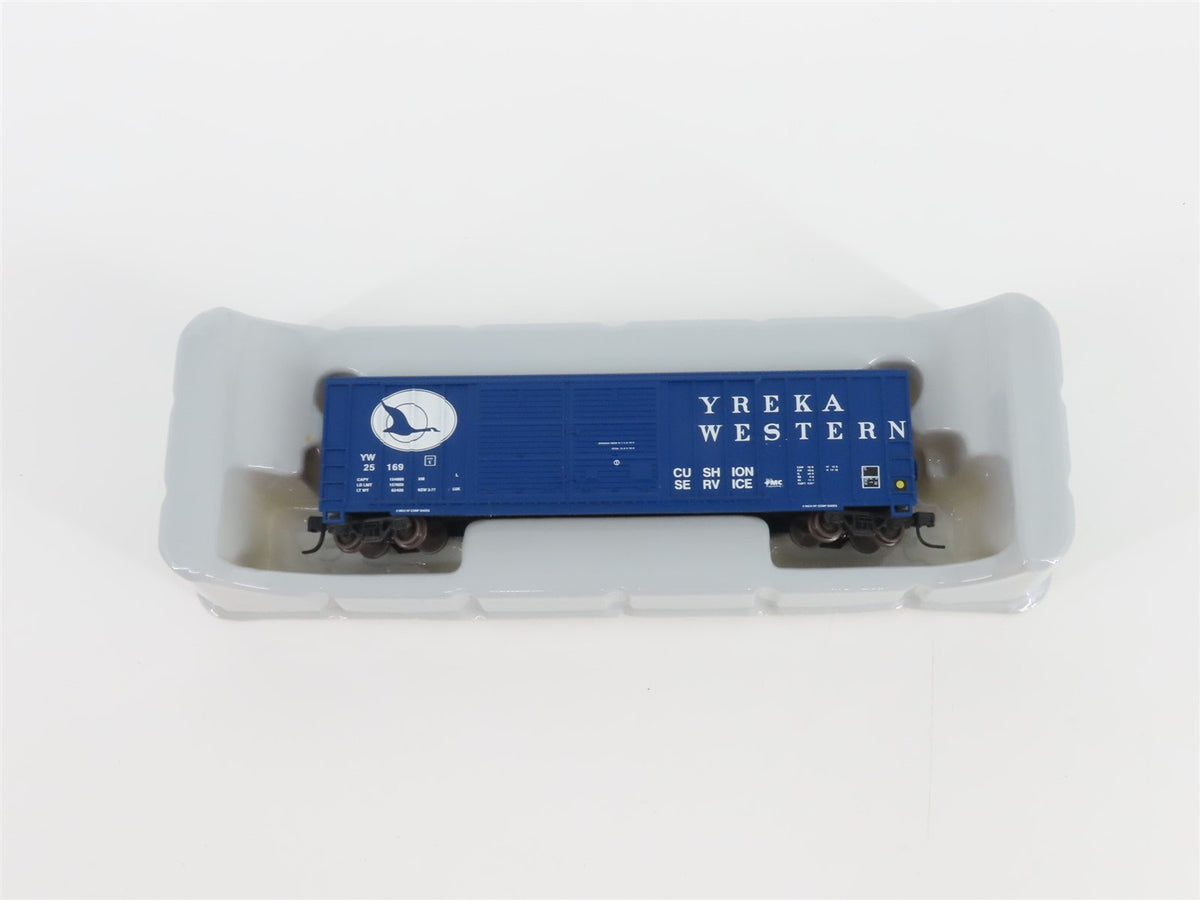 N Scale Athearn 11282 YW Yreka Western 50&#39; Offset Double Door Box Car #25169