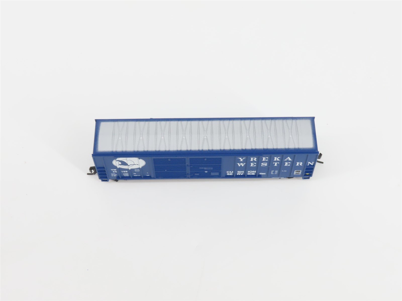 N Scale Athearn 11282 YW Yreka Western 50' Offset Double Door Box Car #25169