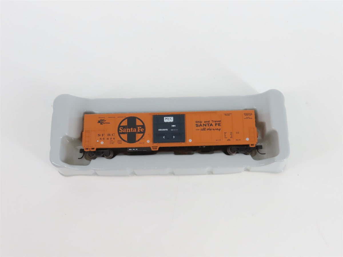 N Scale Athearn 11125 SFRC Santa Fe Railroad 57&#39; Mechanical Reefer #55678