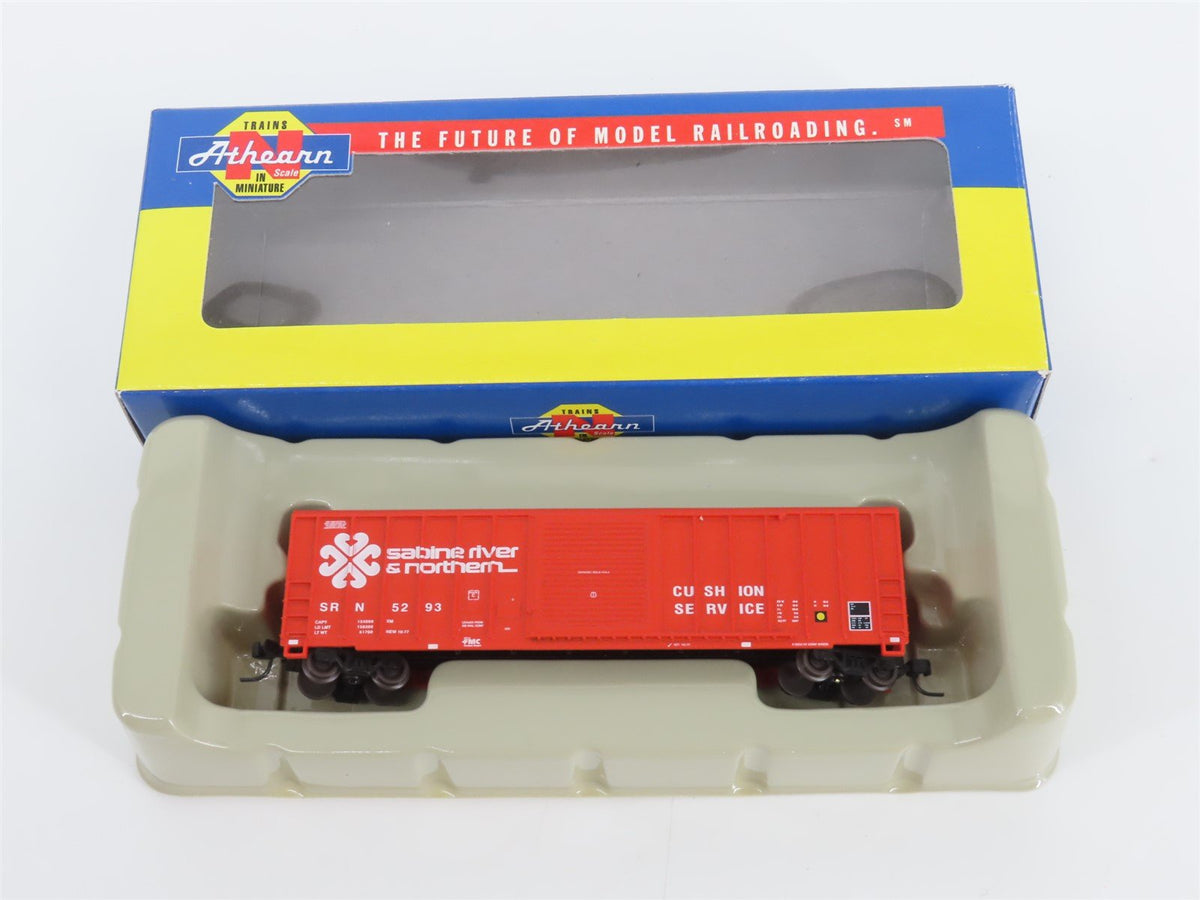 N Scale Athearn 11189 SRN Sabine River &amp; Northern 50&#39; Single Door Box Car #5293