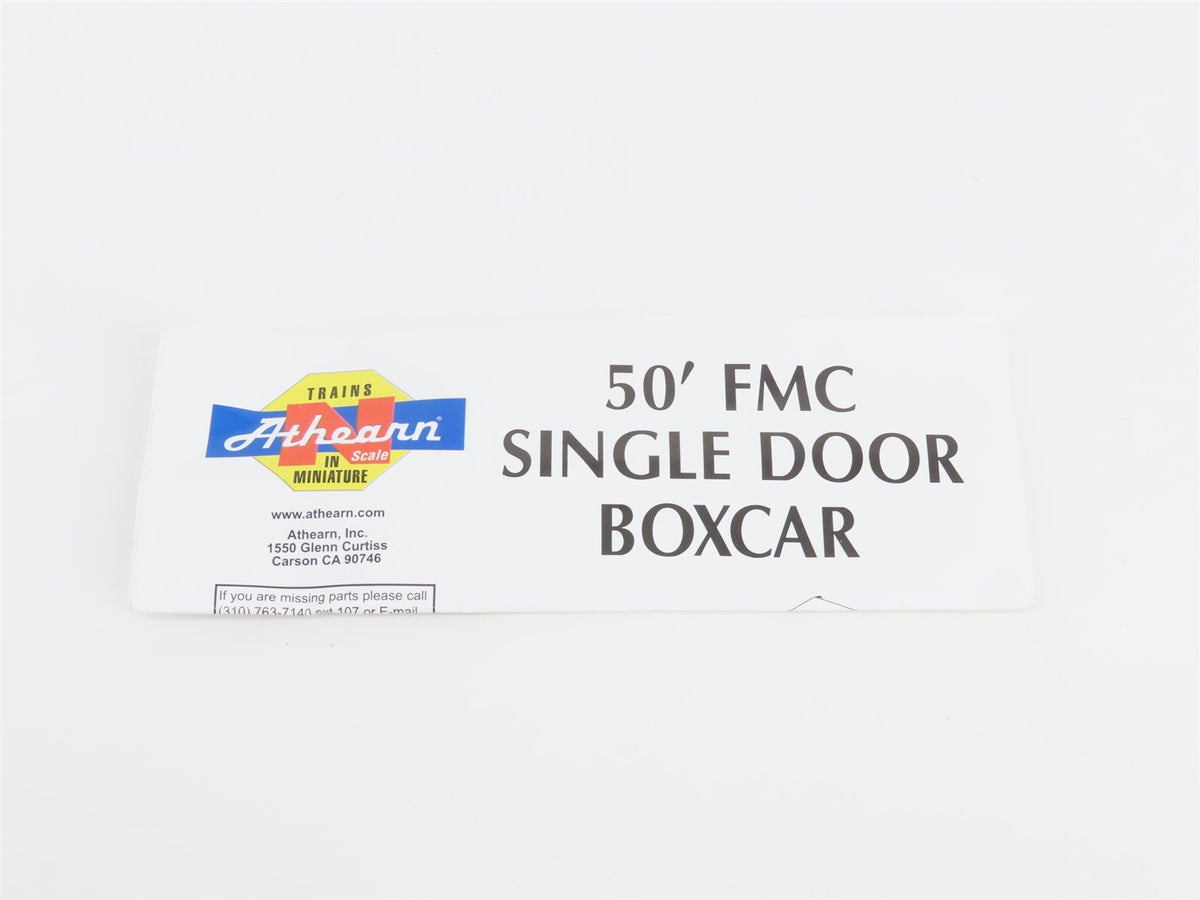 N Scale Athearn 11184 HSW Helena Southwestern 50&#39; Single Door Box Car #1047