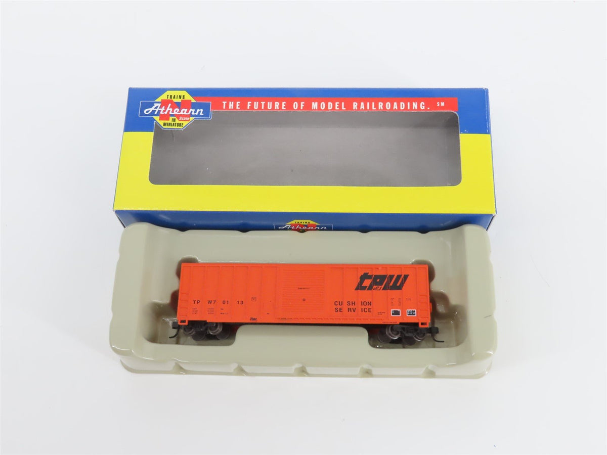 N Scale Athearn 11191 TPW Toledo Peoria &amp; Western 50&#39; Single Door Box Car #70113