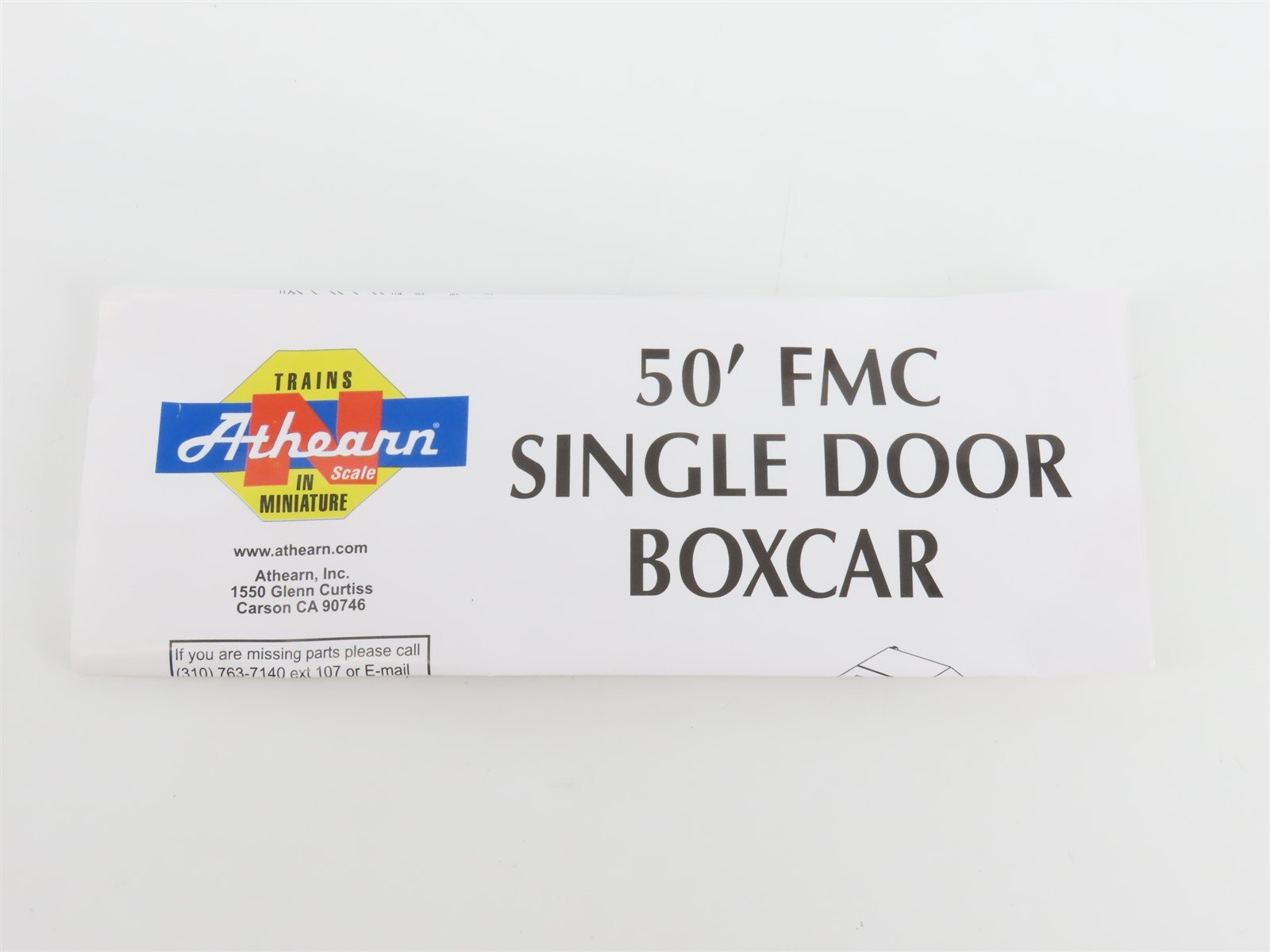 N Scale Athearn 11191 TPW Toledo Peoria & Western 50' Single Door Box Car #70113