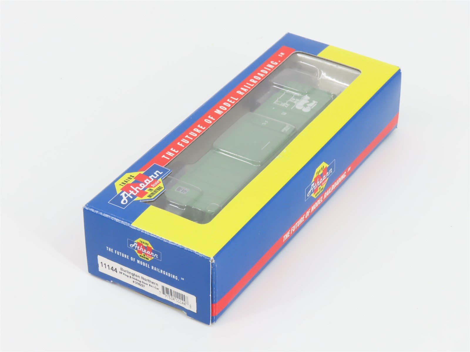 N Scale Athearn 11144 BN Burlington Northern Railroad 50' Box Car #316227