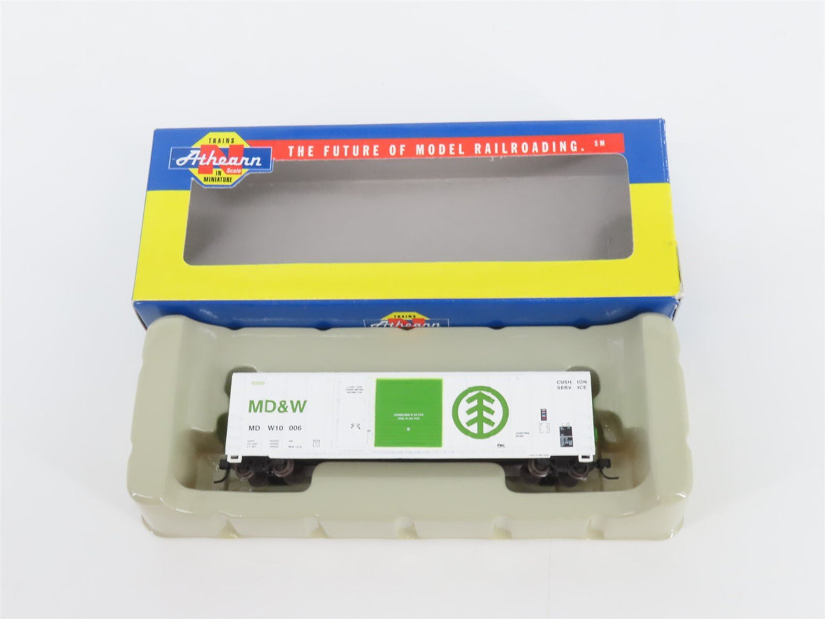 N Scale Athearn 11145 MD&amp;W Minnesota Dakota &amp; Western 50&#39; Box Car #10006