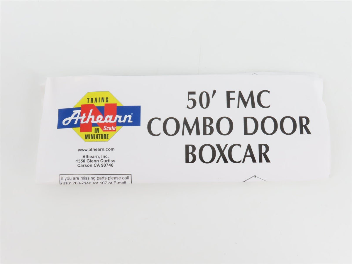 N Scale Athearn 11145 MD&amp;W Minnesota Dakota &amp; Western 50&#39; Box Car #10006