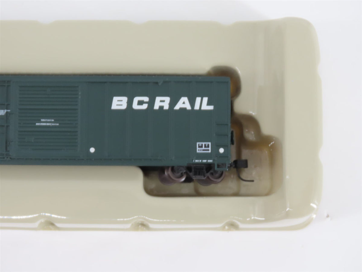 N Scale Athearn 11141 BCOL BC Rail 50&#39; Plug &amp; Sliding Door Box Car #5421