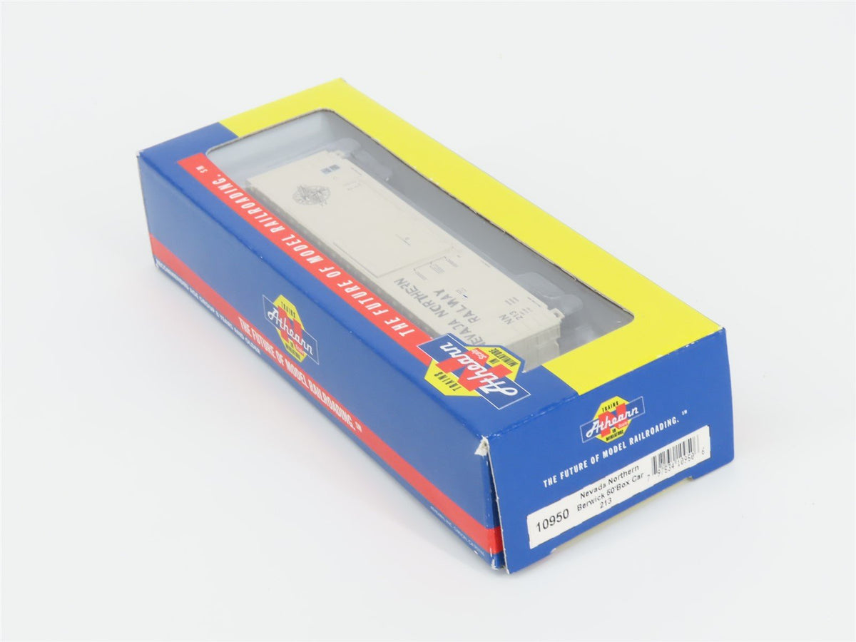 N Scale Athearn 10950 NN Nevada Northern Railway 50&#39; Single Door Box Car #213