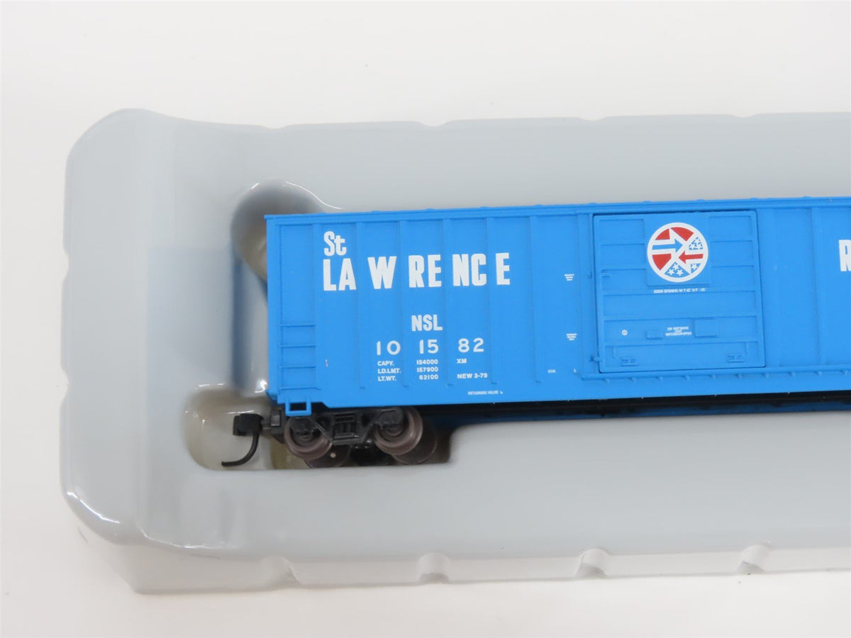 N Scale Athearn 10953 NSL St Lawrence Railroad 50&#39; Single Door Box Car #101582