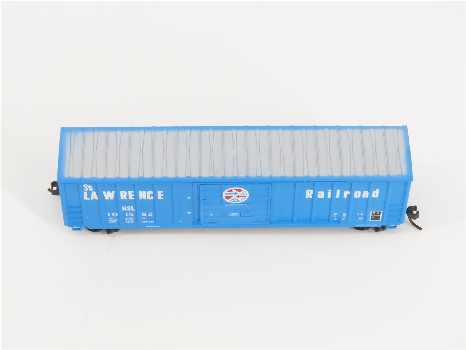 N Scale Athearn 10953 NSL St Lawrence Railroad 50' Single Door Box Car #101582