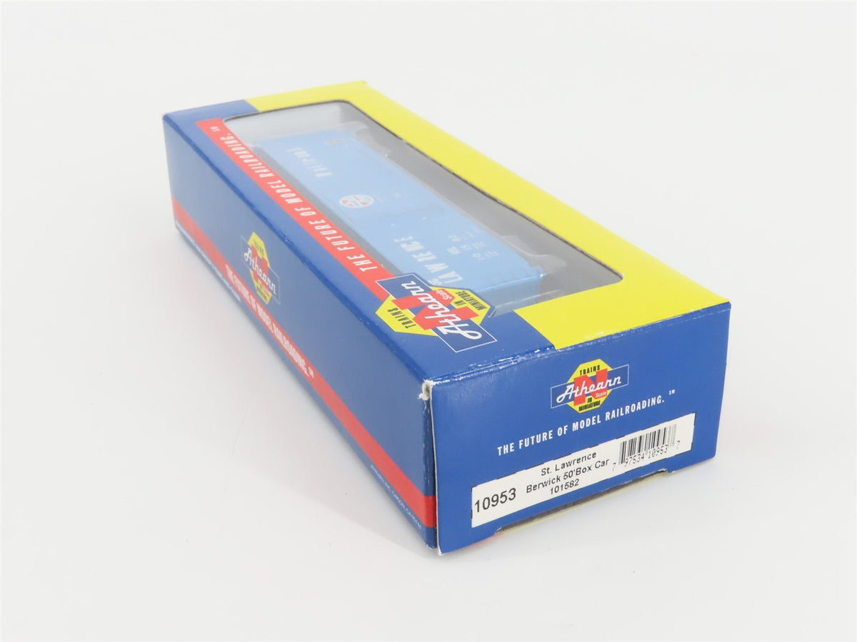 N Scale Athearn 10953 NSL St Lawrence Railroad 50&#39; Single Door Box Car #101582