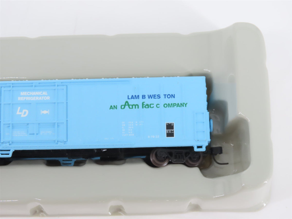 N Scale Athearn 11103 REMX Lamb Weston 57&#39; Mechanical Reefer #1050