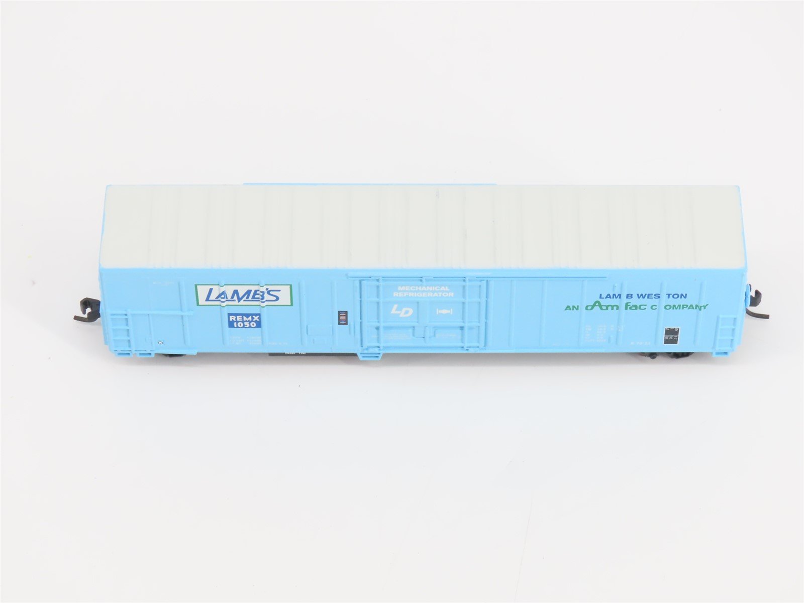 N Scale Athearn 11103 REMX Lamb Weston 57' Mechanical Reefer #1050