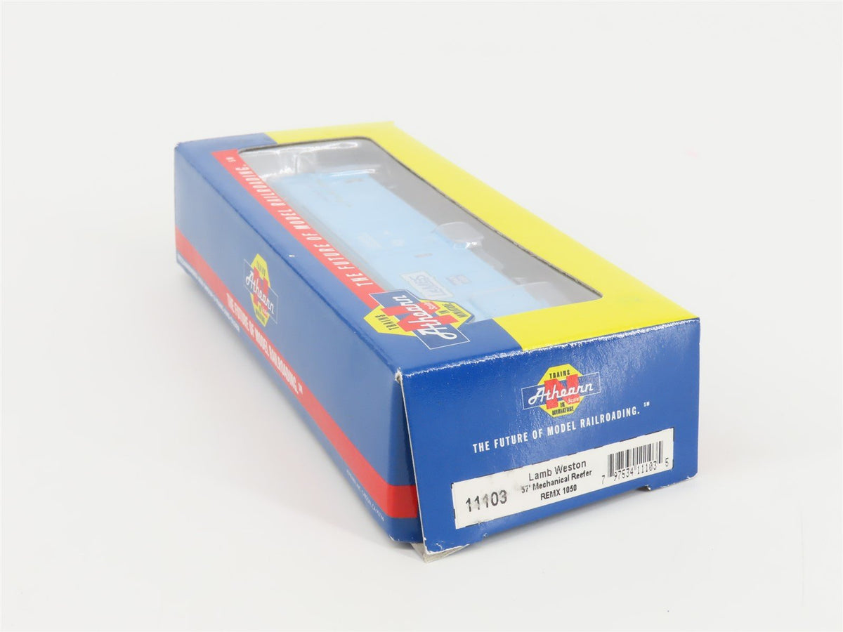 N Scale Athearn 11103 REMX Lamb Weston 57&#39; Mechanical Reefer #1050