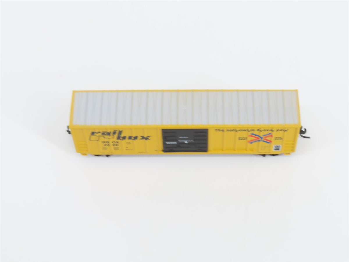 N Scale Athearn 10951 RBOX Railbox 50&#39; Single Door Box Car #2096
