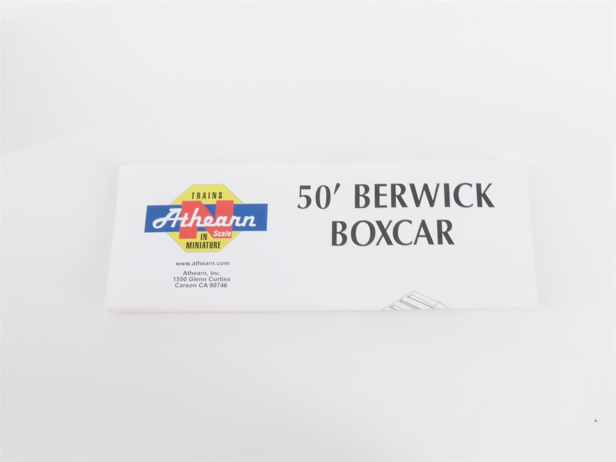 N Scale Athearn 10951 RBOX Railbox 50&#39; Single Door Box Car #2096