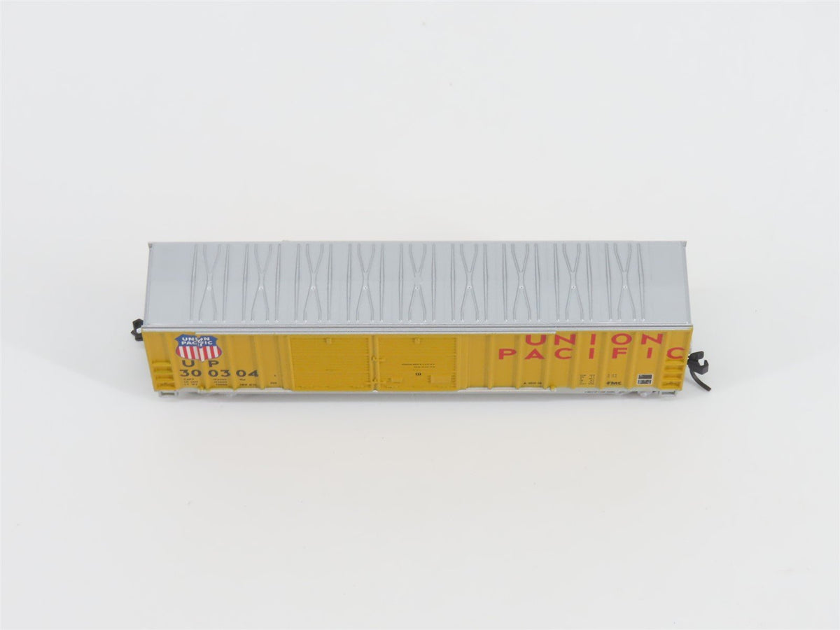 N Scale Athearn 11277 UP Union Pacific 50&#39; Offset Double Door Box Car #300304